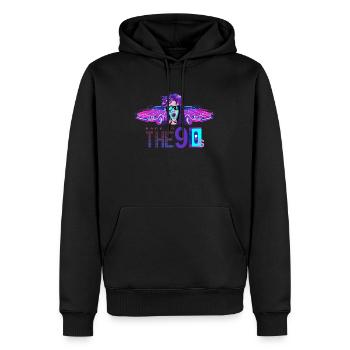 Back to the 90s - Die 90er die besten Jahre - Männer Premium Bio Hoodie - Schwarz - Vorne - Nico (187cm)
