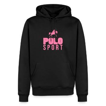 Polo Sport Polo Sport Polo Sport Polo Sport - Männer Premium Bio Hoodie - Schwarz - Vorne - Nico (187cm)