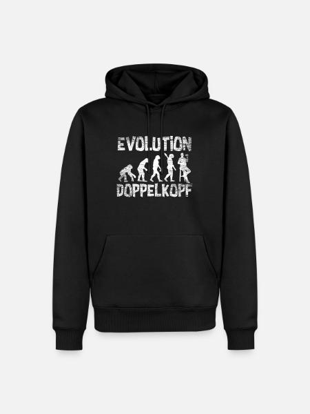 Double head gift - Men’s Premium Organic Hoodie - black