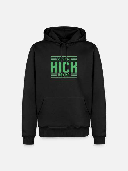 Kickboxing - Men’s Premium Organic Hoodie - black