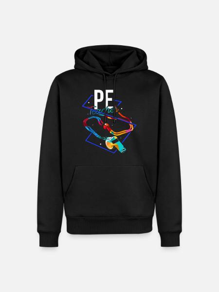 physical education teacher - Men’s Premium Organic Hoodie - black