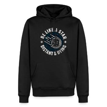 Nihilisme Nihilist Nietzsche Philosophe misanthrop - Sweat à capuche Premium bio Homme - noir - Devant - Nico (187cm)