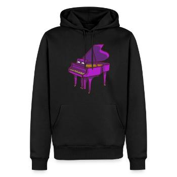 Klavier Piano Pianist Musiker Musik Flügel Spieler - Männer Premium Bio Hoodie - Schwarz - Vorne - Nico (187cm)