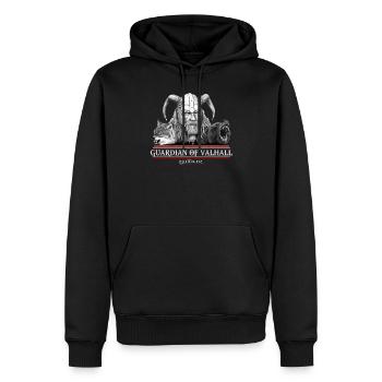 viking - Men’s Premium Organic Hoodie - black - Front - Nico (187cm)