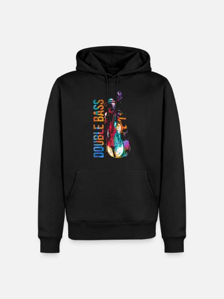 Double bass gift - Men’s Premium Organic Hoodie - black