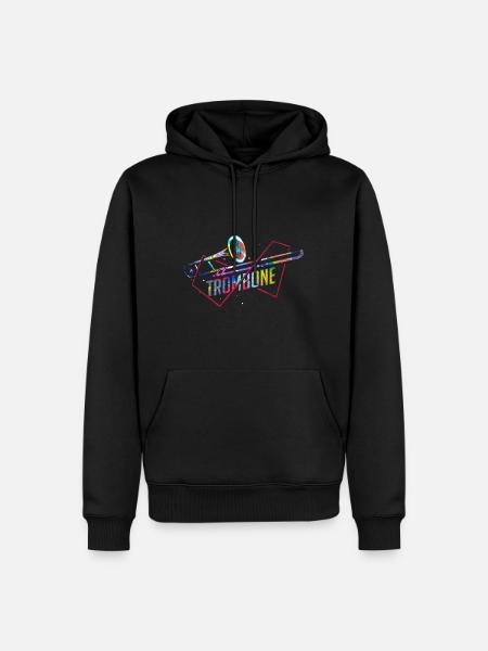 Trombone Gift - Men’s Premium Organic Hoodie - black