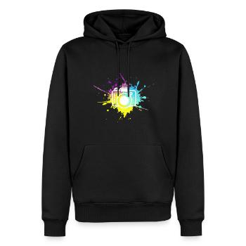 La photographie | Photographes | photographe - Sweat à capuche Premium bio Homme - noir - Devant - Nico (187cm)
