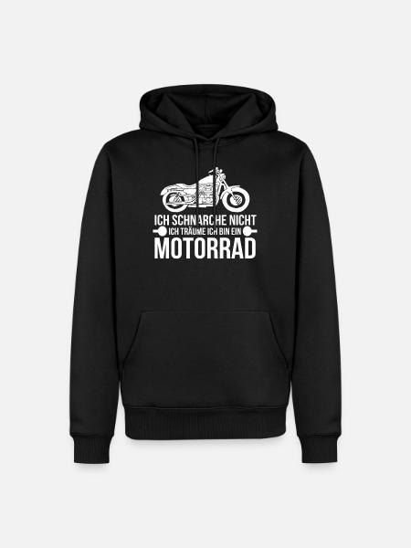 motorcyclist - Men’s Premium Organic Hoodie - black