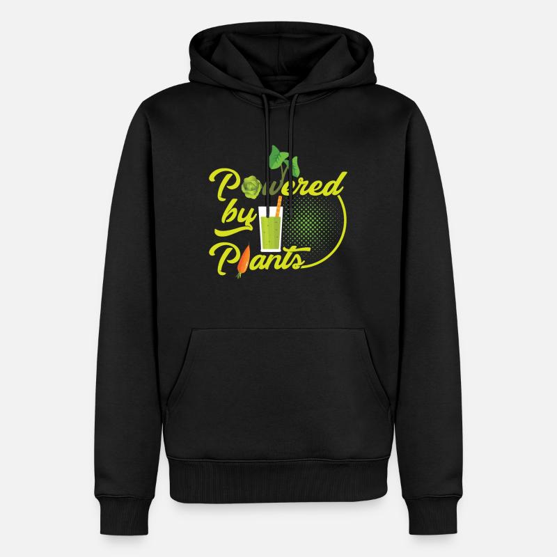Propulsé par les plantes - Sweat à capuche Premium bio Homme - noir