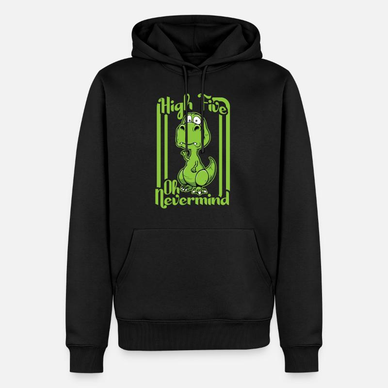 Haute cinq - Sweat à capuche Premium bio Homme - noir