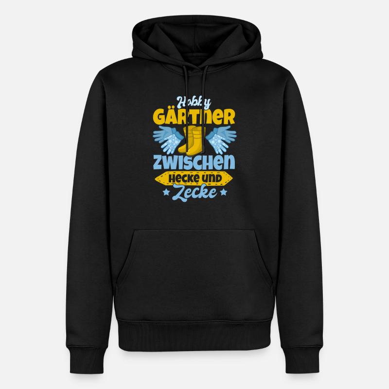Gärtner Garten Geschenk Gartenarbeit Geschenk - Männer Premium Bio Hoodie - Schwarz
