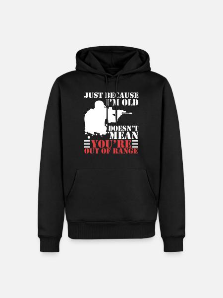 Sniper Sniper Veteran Gift Idea - Men’s Premium Organic Hoodie - black