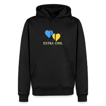 Down Syndrom Geschenk Geburt Geburtstag lustig - Männer Premium Bio Hoodie - Schwarz - Vorne - Nico (187cm)