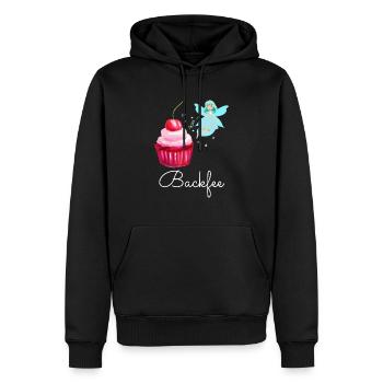 Backfee Backen Bäcker Kuchen Cupcake Fee Törtchen - Männer Premium Bio Hoodie - Schwarz - Vorne - Nico (187cm)