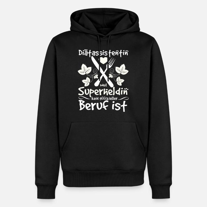 Diätassistentin - Männer Premium Bio Hoodie - Schwarz