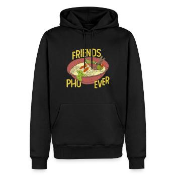 Pho Asiatisch Essen Suppe - Männer Premium Bio Hoodie - Schwarz - Vorne - Nico (187cm)