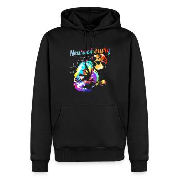 Neurochirurgin Doktor Geschenk - Männer Premium Bio Hoodie - Schwarz - Vorne - Nico (187cm)
