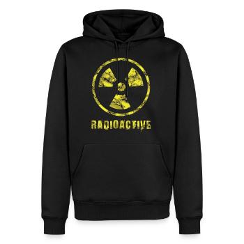Radioactive physicist - Men’s Premium Organic Hoodie - black - Front - Nico (187cm)
