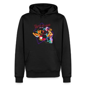 Frau Gynäkologe - Männer Premium Bio Hoodie - Schwarz - Vorne - Nico (187cm)