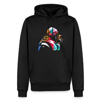 Audiologist hearing doctor - Men’s Premium Organic Hoodie - black - Front - Nico (187cm)
