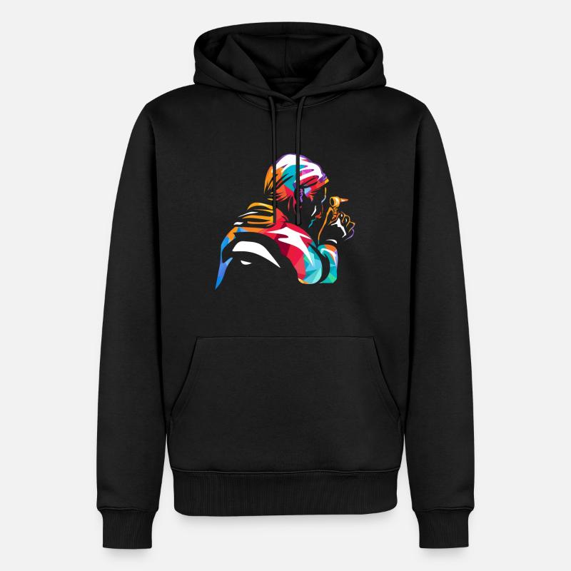 Audiologiste docteur en audition - Sweat à capuche Premium bio Homme - noir