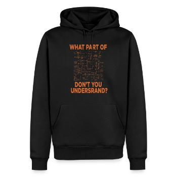 Physik Wissenschaft Naturwissenschaft Geschenk - Männer Premium Bio Hoodie - Schwarz - Vorne - Nico (187cm)