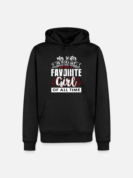 Bruder Und Schwester - Männer Premium Bio Hoodie - Schwarz