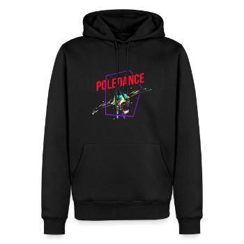 Pole Dance - Männer Premium Bio Hoodie - Schwarz - Vorne - Nico (187cm)