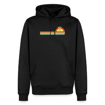 Parachutisme parachutisme - Sweat à capuche Premium bio Homme - noir - Devant - Nico (187cm)