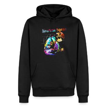 Neurochirurgin Doktor - Männer Premium Bio Hoodie - Schwarz - Vorne - Nico (187cm)