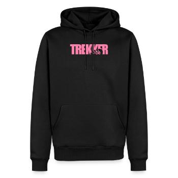 Trekkerin Trekker Wanderin Trekking Mama - Männer Premium Bio Hoodie - Schwarz - Vorne - Nico (187cm)