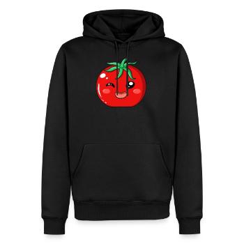 Tomate Ketchup Paradeiser Gemüse Lustige - Männer Premium Bio Hoodie - Schwarz - Vorne - Nico (187cm)
