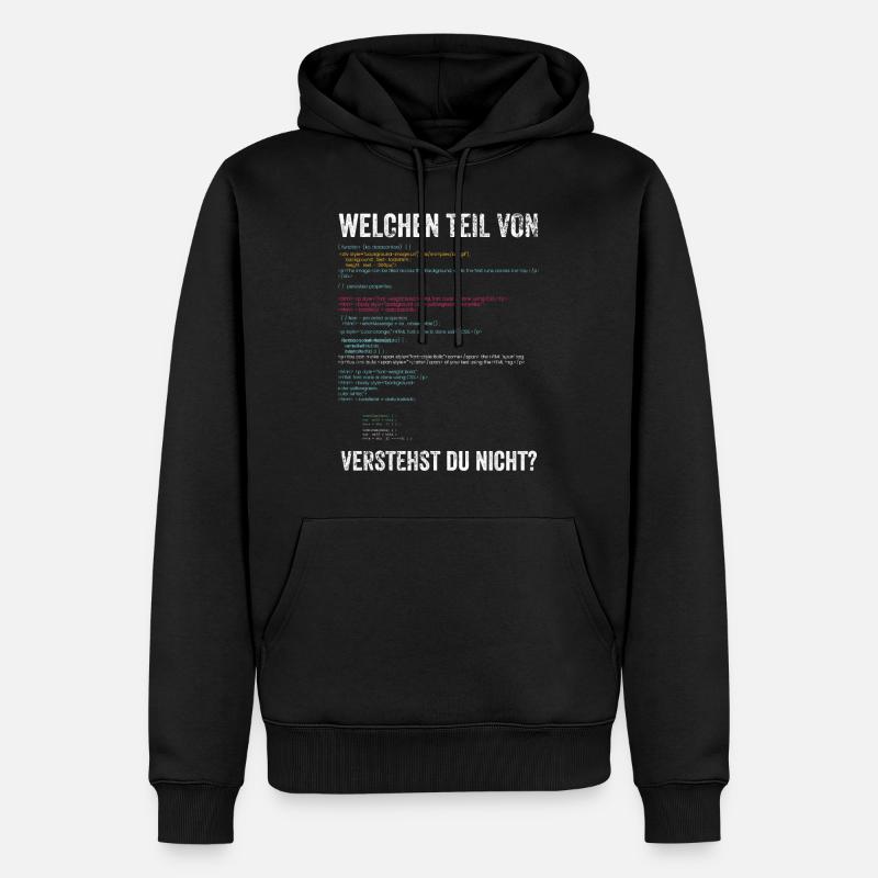 Programmierer - Männer Premium Bio Hoodie - Schwarz