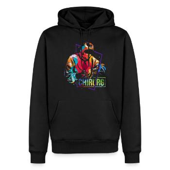 Neurochirurgin Doktor Geschenk - Männer Premium Bio Hoodie - Schwarz - Vorne - Nico (187cm)
