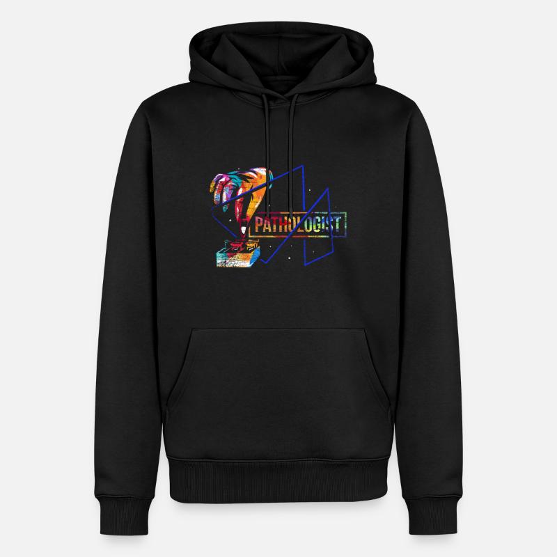 Pathologie pathologiste - Sweat à capuche Premium bio Homme - noir