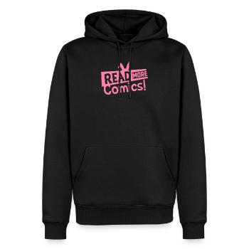 bandes dessinées - Sweat à capuche Premium bio Homme - noir - Devant - Nico (187cm)