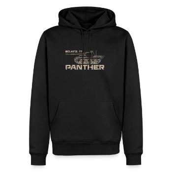 Panther Panzerkampfwagen V Sd.Kfz 171 Panzer WW2 - Männer Premium Bio Hoodie - Schwarz - Vorne - Nico (187cm)