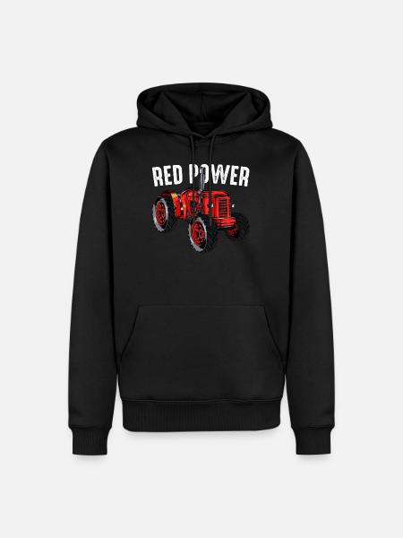 Traktor - Männer Premium Bio Hoodie - Schwarz