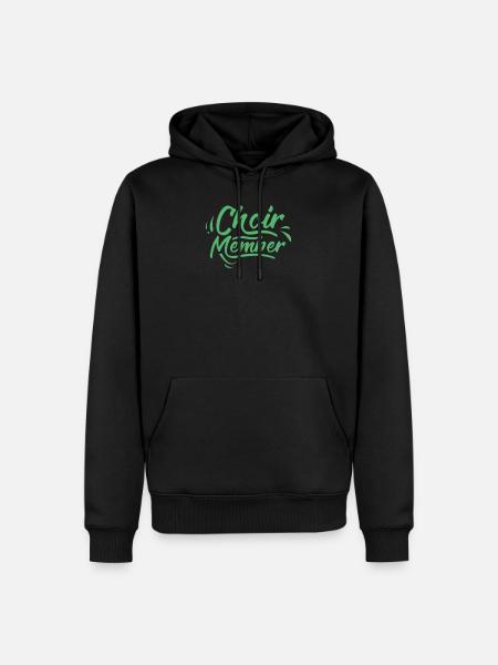 Singers Choir Singers Singing Choir Singing Choirs - Men’s Premium Organic Hoodie - black