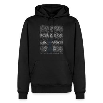 Kyudo Geschenk - Männer Premium Bio Hoodie - Schwarz - Vorne - Nico (187cm)