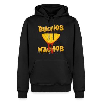 Buenos Nachos | Délicieux cadeau tortilla à la salsa - Sweat à capuche Premium bio Homme - noir - Devant - Nico (187cm)