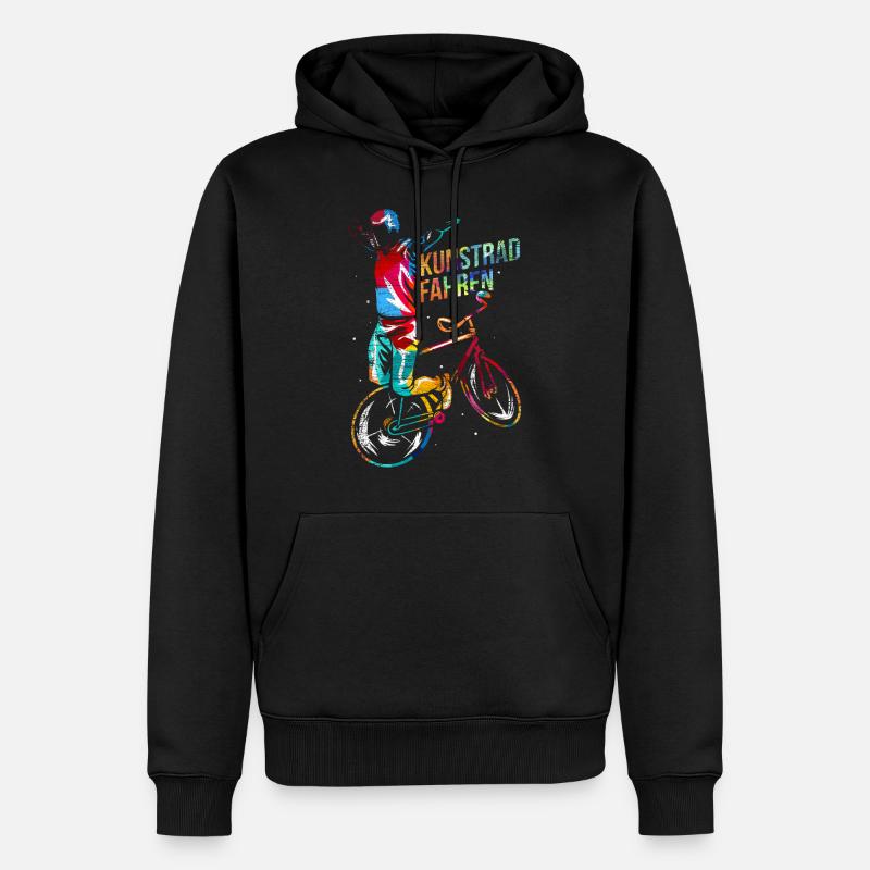 Kunstradfahren Geschenk - Männer Premium Bio Hoodie - Schwarz