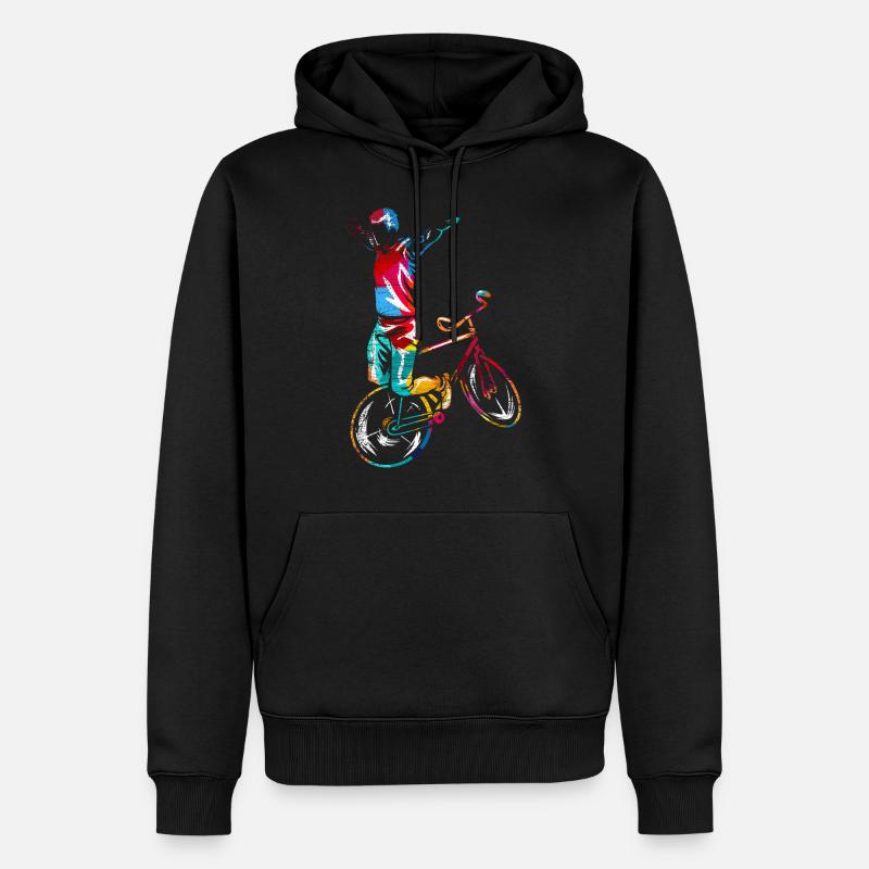 Kunstradfahren Geschenk - Männer Premium Bio Hoodie - Schwarz