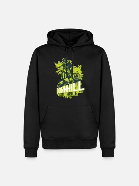 Downhill gift - Men’s Premium Organic Hoodie - black