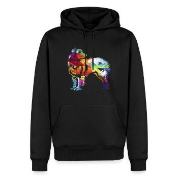 Australian Shepherd - Männer Premium Bio Hoodie - Schwarz - Vorne - Nico (187cm)