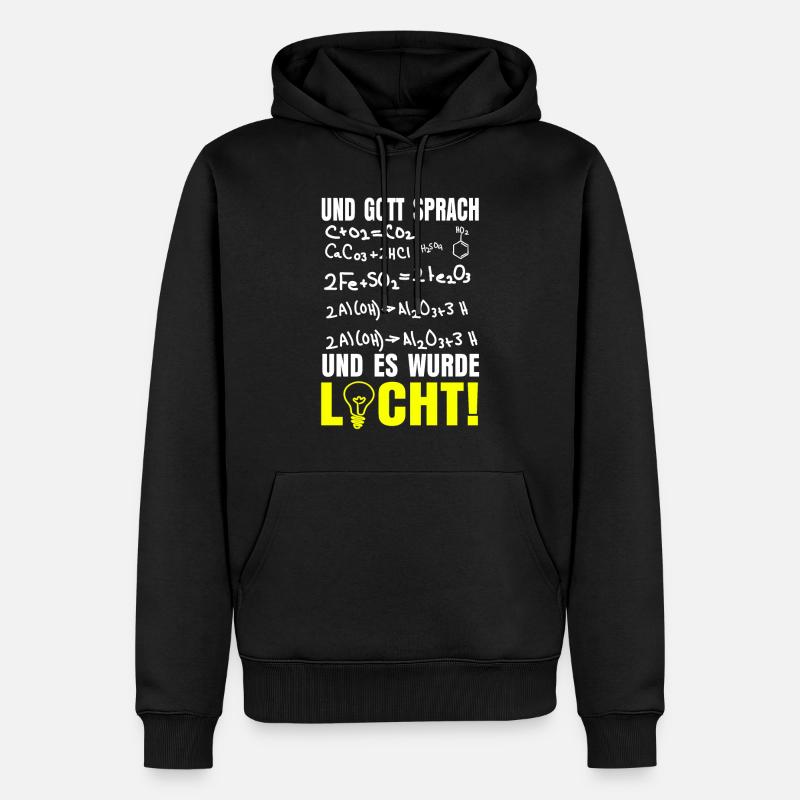 Physique Formule Lumière - Sweat à capuche Premium bio Homme - noir