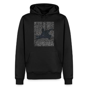 Tai Chi gift - Men’s Premium Organic Hoodie - black - Front - Nico (187cm)