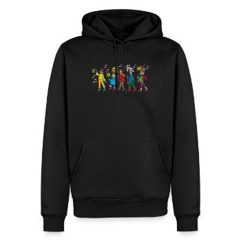 Sankt Martin Singende Kinder - Männer Premium Bio Hoodie - Schwarz - Vorne - Nico (187cm)