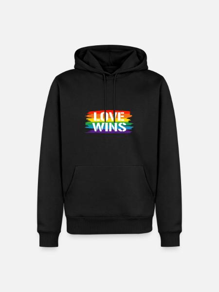 Gay Pride Gift - Men’s Premium Organic Hoodie - black