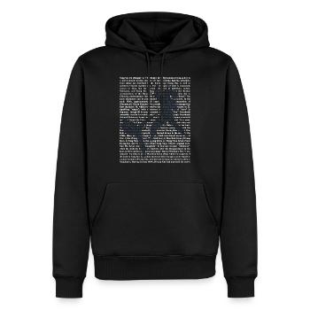 Tang Soo Do - Sweat à capuche Premium bio Homme - noir - Devant - Nico (187cm)